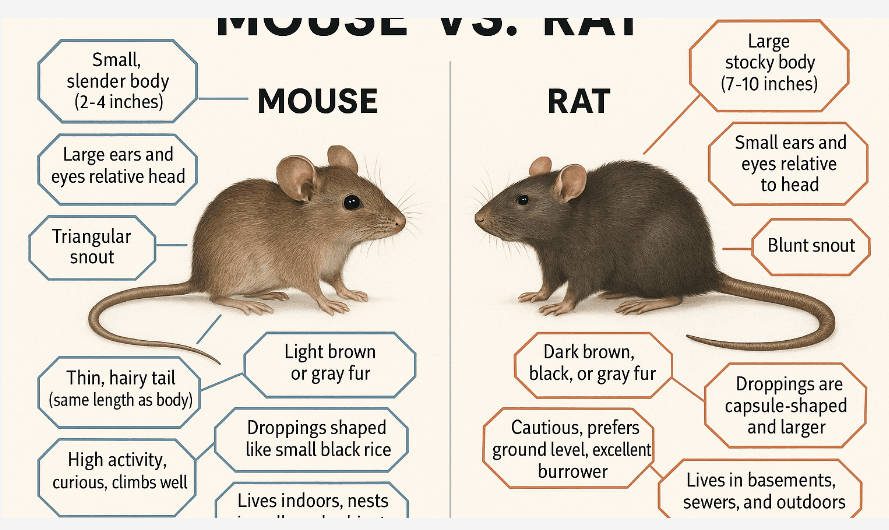 Signs of rodent activity inside a Dublin property